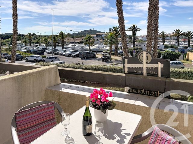 Appartement Studio Cabine &agrave; vendre - 1 pi&egrave;ce - 24,13 m2 - Le Cap D Agde - 34 - LANGUEDOC-ROUSSILLON