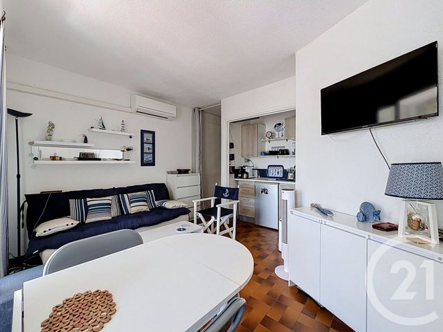 Appartement Studio Cabine &agrave; vendre - 1 pi&egrave;ce - 20,65 m2 - Le Cap D Agde - 34 - LANGUEDOC-ROUSSILLON