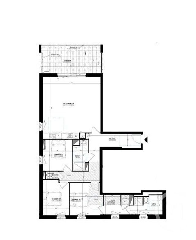 Appartement T4 &agrave; vendre - 4 pi&egrave;ces - 99,24 m2 - Vannes - 56 - BRETAGNE