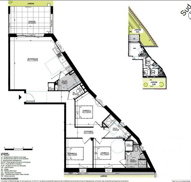 Appartement T4 &agrave; vendre - 4 pi&egrave;ces - 89,99 m2 - Vannes - 56 - BRETAGNE