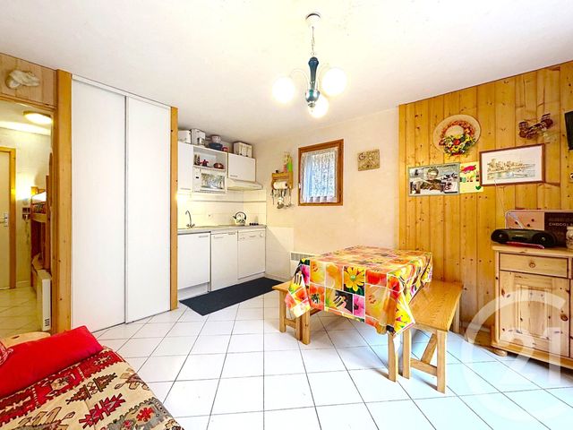 Appartement Studio Cabine &agrave; vendre - 1 pi&egrave;ce - 23,45 m2 - St Gervais Les Bains - 74 - RHONE-ALPES