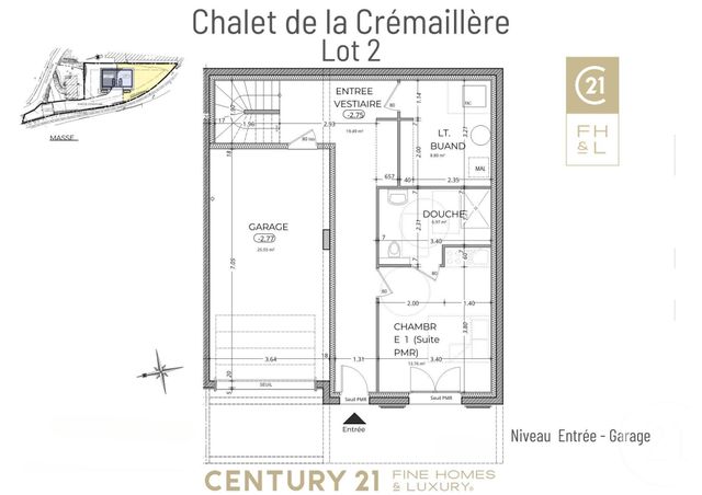 Appartement F6 à vendre - 6 pièces - 161,44 m2 - St Gervais Les Bains - 74 - RHONE-ALPES