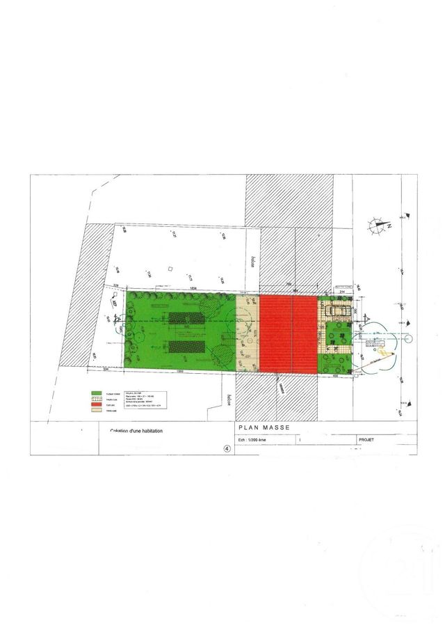 Terrain à vendre - 340 m2 - Nantes - 44 - PAYS-DE-LOIRE