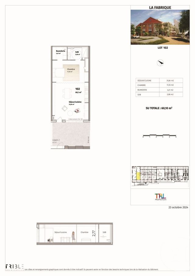Appartement F4 à vendre - 4 pièces - 144,43 m2 - Mulhouse - 68 - ALSACE
