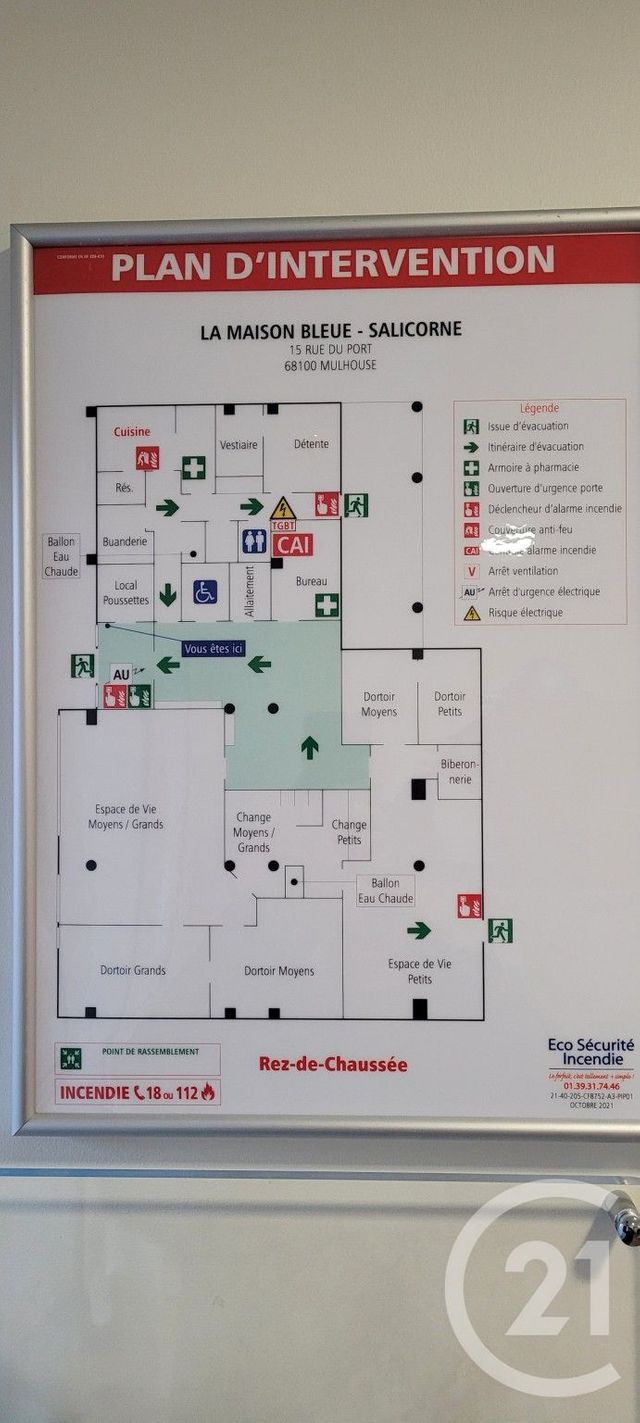 Appartement Local &agrave; vendre - 15 pi&egrave;ces - 299 m2 - Mulhouse - 68 - ALSACE