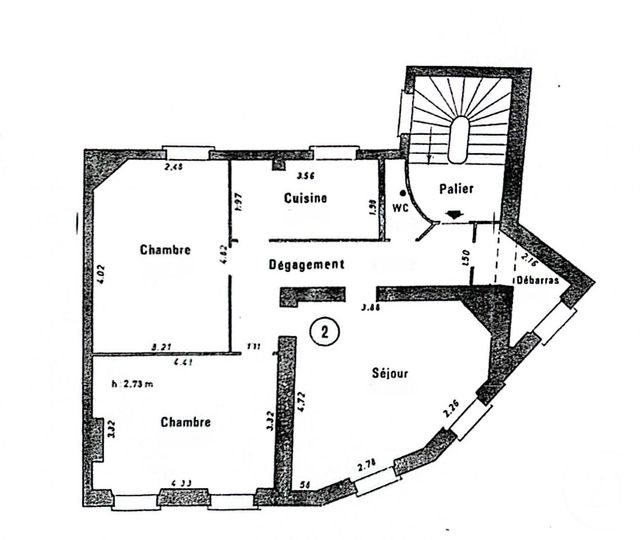 Appartement F3 &agrave; vendre - 3 pi&egrave;ces - 67,10 m2 - Vincennes - 94 - ILE-DE-FRANCE