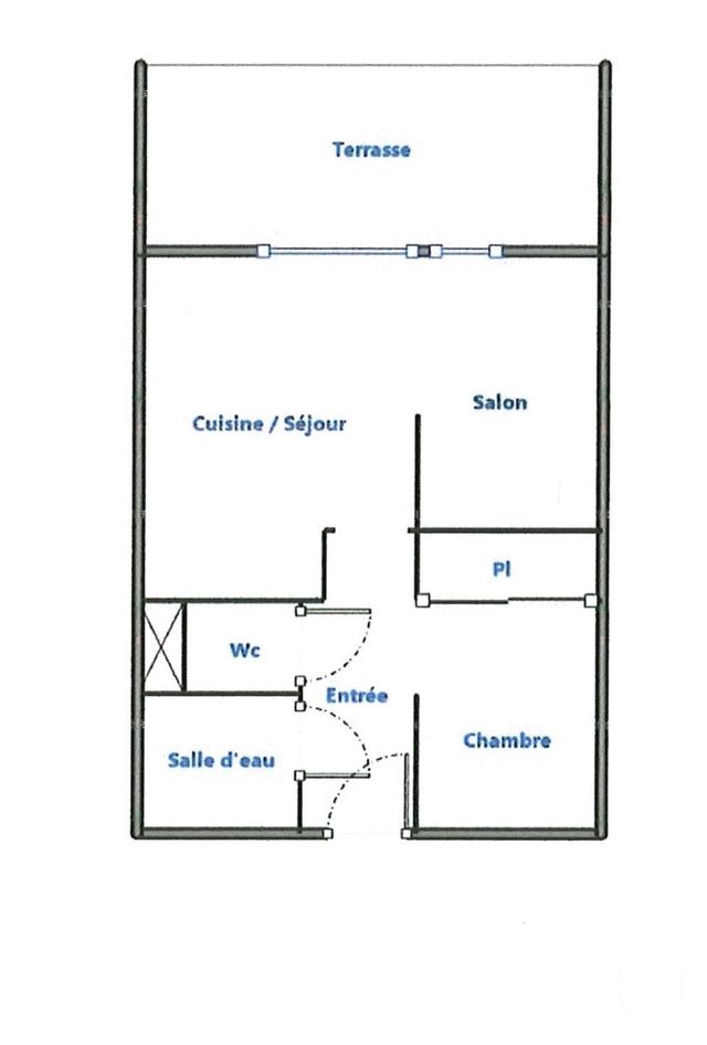Appartement &agrave; vendre - 2 pi&egrave;ces - 27,03 m2 - Cannes La Bocca - 06 - PROVENCE-ALPES-COTE-D-AZUR
