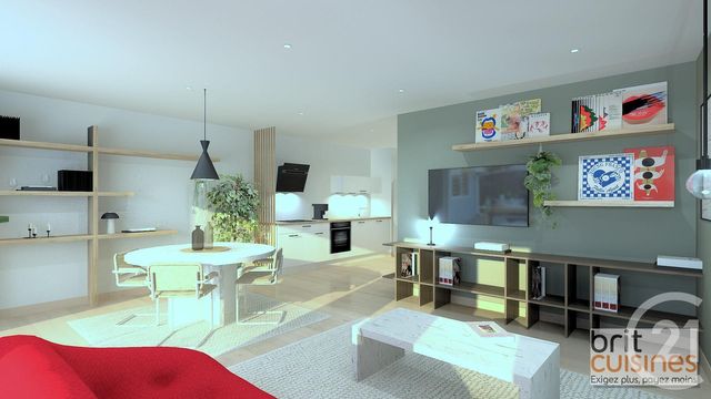 Appartement T2 à vendre - 2 pièces - 61,58 m2 - St Renan - 29 - BRETAGNE