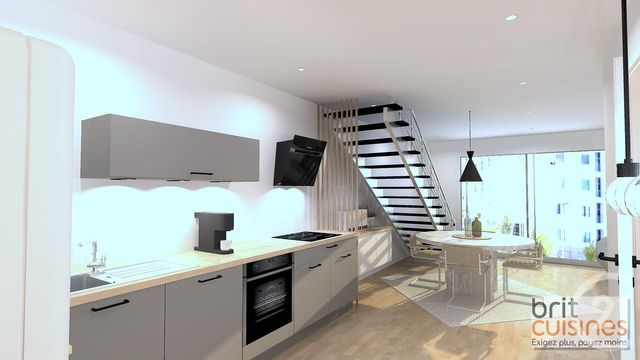 Appartement T3 à vendre - 3 pièces - 74,25 m2 - St Renan - 29 - BRETAGNE