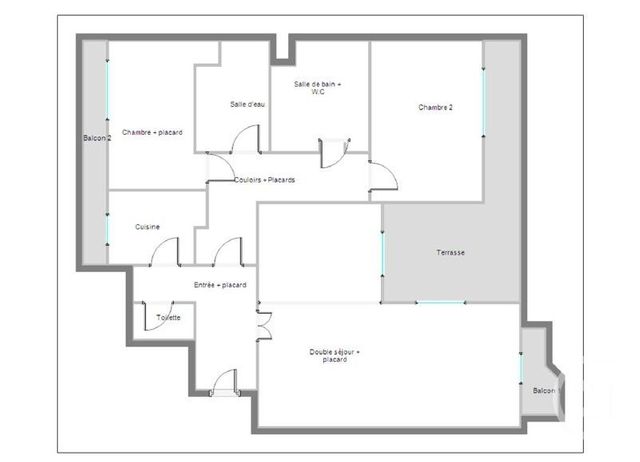 Appartement T4 &agrave; vendre - 4 pi&egrave;ces - 90,13 m2 - Boulogne Billancourt - 92 - ILE-DE-FRANCE