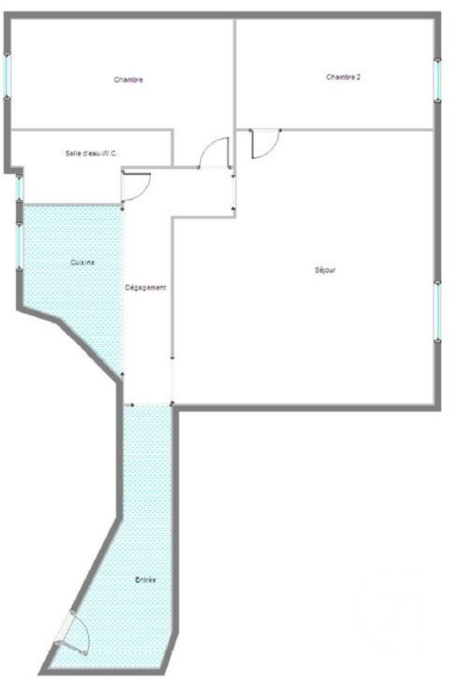 Appartement F3 à vendre - 3 pièces - 61,55 m2 - Boulogne Billancourt - 92 - ILE-DE-FRANCE