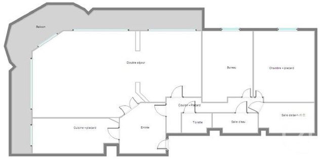 Appartement F4 &agrave; vendre - 4 pi&egrave;ces - 82,52 m2 - Boulogne Billancourt - 92 - ILE-DE-FRANCE