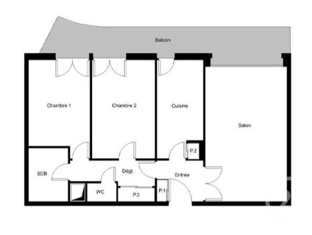 Appartement F3 &agrave; vendre - 3 pi&egrave;ces - 62,42 m2 - Boulogne Billancourt - 92 - ILE-DE-FRANCE