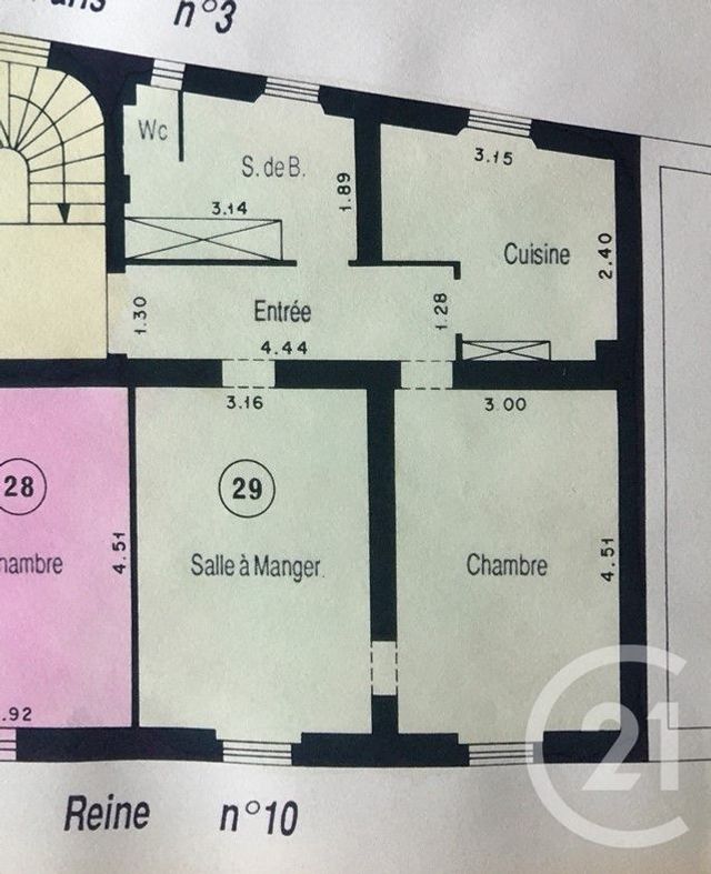 Appartement T2 &agrave; louer - 2 pi&egrave;ces - 48,04 m2 - Boulogne Billancourt - 92 - ILE-DE-FRANCE