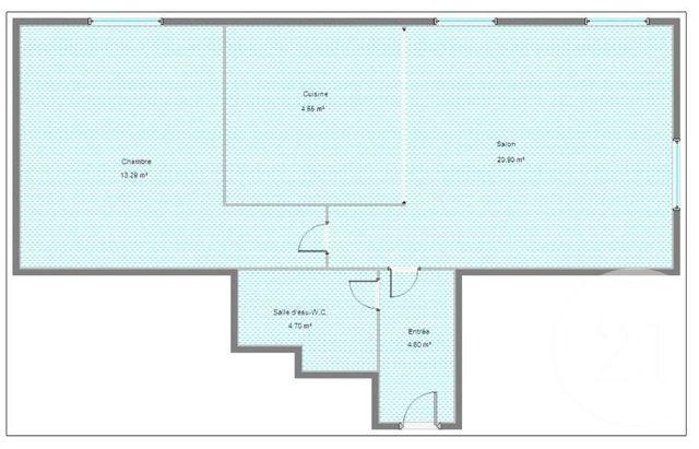 Appartement T2 &agrave; vendre - 2 pi&egrave;ces - 48,04 m2 - Boulogne Billancourt - 92 - ILE-DE-FRANCE