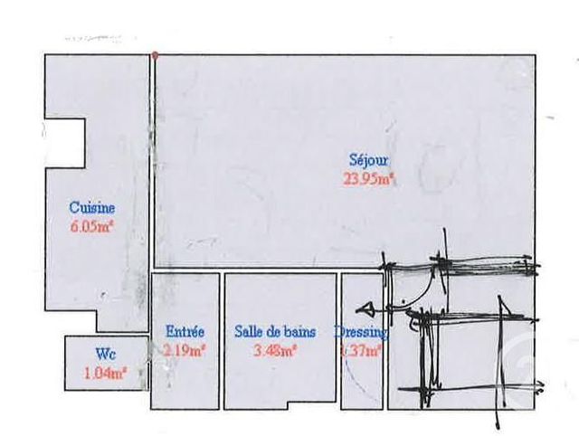 Appartement T1 &agrave; louer - 1 pi&egrave;ce - 38,08 m2 - Boulogne Billancourt - 92 - ILE-DE-FRANCE