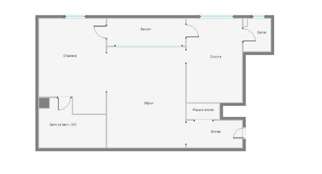 Appartement T2 &agrave; louer - 2 pi&egrave;ces - 55,59 m2 - Boulogne Billancourt - 92 - ILE-DE-FRANCE