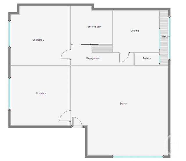 Appartement T3 &agrave; louer - 3 pi&egrave;ces - 68,79 m2 - Boulogne Billancourt - 92 - ILE-DE-FRANCE