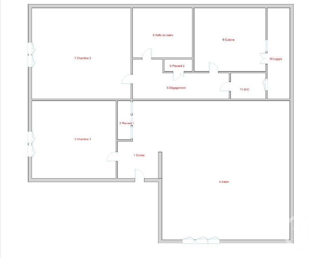 Appartement T3 &agrave; louer - 3 pi&egrave;ces - 68,79 m2 - Boulogne Billancourt - 92 - ILE-DE-FRANCE