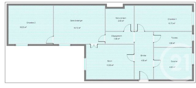 Appartement F4 &agrave; vendre - 4 pi&egrave;ces - 72,55 m2 - Paris - 75007 - ILE-DE-FRANCE