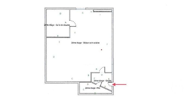 Appartement Studio &agrave; louer - 1 pi&egrave;ce - 13,64 m2 - Boulogne Billancourt - 92 - ILE-DE-FRANCE
