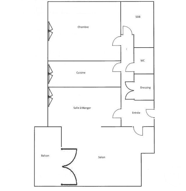 Appartement T2 &agrave; louer - 2 pi&egrave;ces - 50,52 m2 - Boulogne Billancourt - 92 - ILE-DE-FRANCE