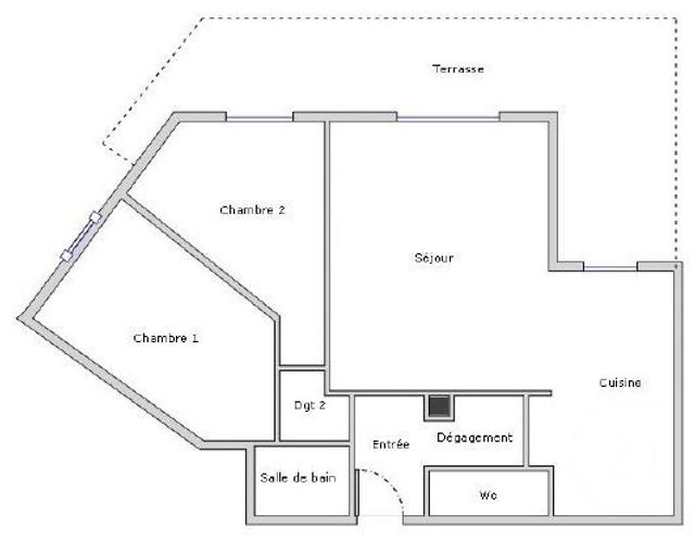 Appartement T3 &agrave; vendre - 3 pi&egrave;ces - 71,19 m2 - Asnieres Sur Seine - 92 - ILE-DE-FRANCE