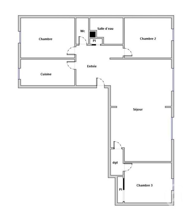 Appartement T4 &agrave; louer - 4 pi&egrave;ces - 81,95 m2 - Colombes - 92 - ILE-DE-FRANCE