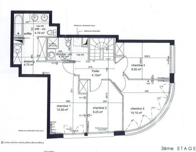 Appartement T5 &agrave; vendre - 5 pi&egrave;ces - 113,01 m2 - Boulogne Billancourt - 92 - ILE-DE-FRANCE