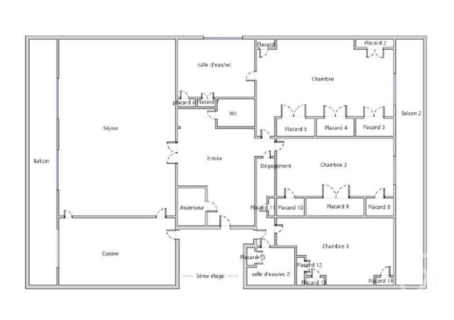 Appartement T5 &agrave; vendre - 5 pi&egrave;ces - 125,84 m2 - Lyon - 69004 - RHONE-ALPES