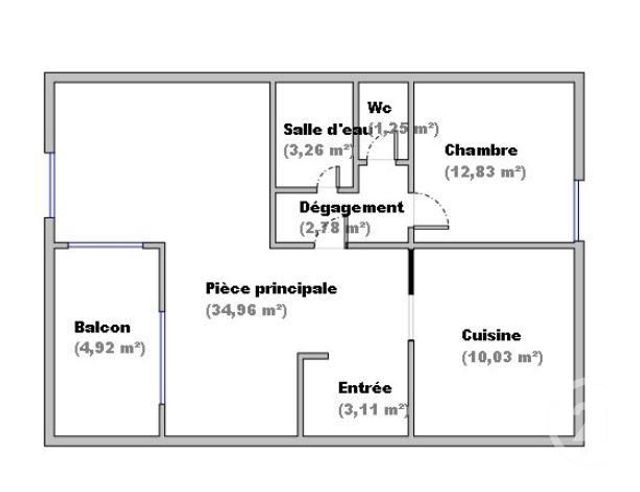 Appartement T3 &agrave; vendre - 3 pi&egrave;ces - 68,22 m2 - Lyon - 69004 - RHONE-ALPES
