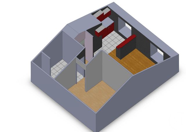 Maison &agrave; louer - 2 pi&egrave;ces - 50 m2 - Miribel - 01 - RHONE-ALPES