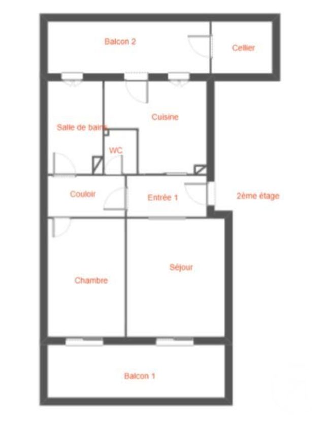 Appartement T2 à vendre - 2 pièces - 58,52 m2 - La Seyne Sur Mer - 83 - PROVENCE-ALPES-COTE-D-AZUR