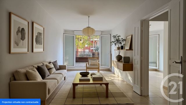 Appartement F3 à vendre - 3 pièces - 62 m2 - Nice - 06 - PROVENCE-ALPES-COTE-D-AZUR