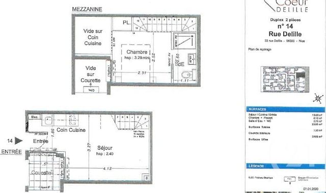 Appartement Duplex à vendre NICE