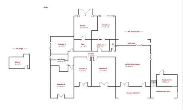 Maison &agrave; vendre - 6 pi&egrave;ces - 104,77 m2 - Le Thoronet - 83 - PROVENCE-ALPES-COTE-D-AZUR