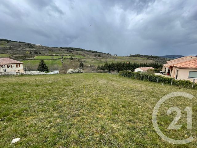 Terrain &agrave; vendre - 852 m2 - Boulieu Les Annonay - 07 - RHONE-ALPES