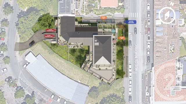 Appartement F3 à vendre - 3 pièces - 57,75 m2 - Bayonne - 64 - AQUITAINE