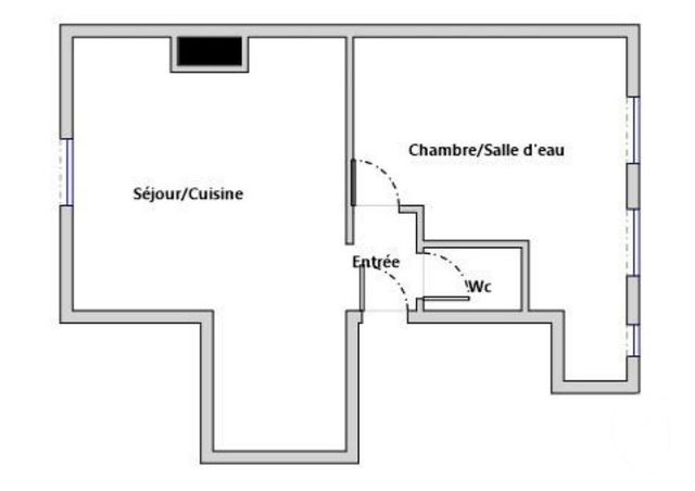 Appartement F2 &agrave; vendre - 2 pi&egrave;ces - 34,01 m2 - Paris - 75017 - ILE-DE-FRANCE