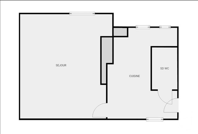 Appartement F1 &agrave; vendre - 1 pi&egrave;ce - 17,81 m2 - Levallois Perret - 92 - ILE-DE-FRANCE