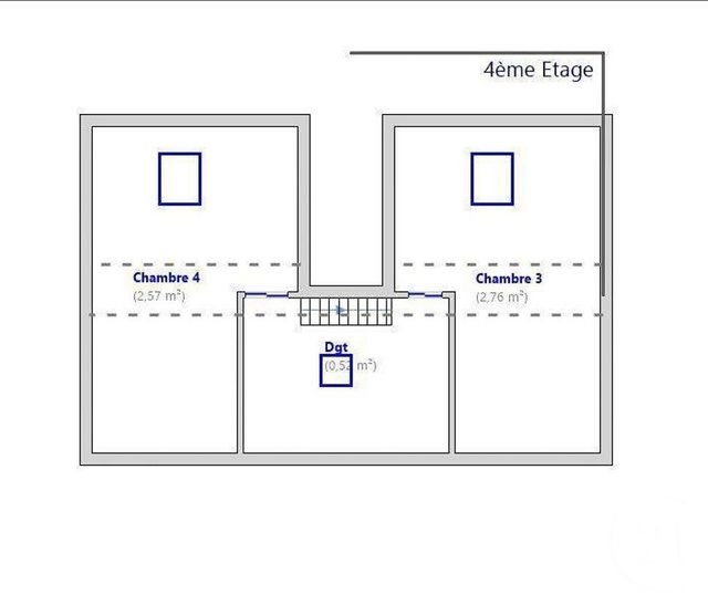 Appartement F4 &agrave; vendre - 4 pi&egrave;ces - 66,81 m2 - Levallois Perret - 92 - ILE-DE-FRANCE