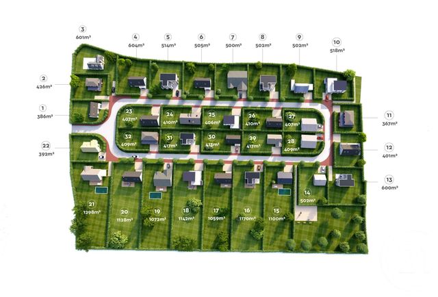 Terrain à vendre - 410 m2 - St Georges Montcocq - 50 - BASSE-NORMANDIE