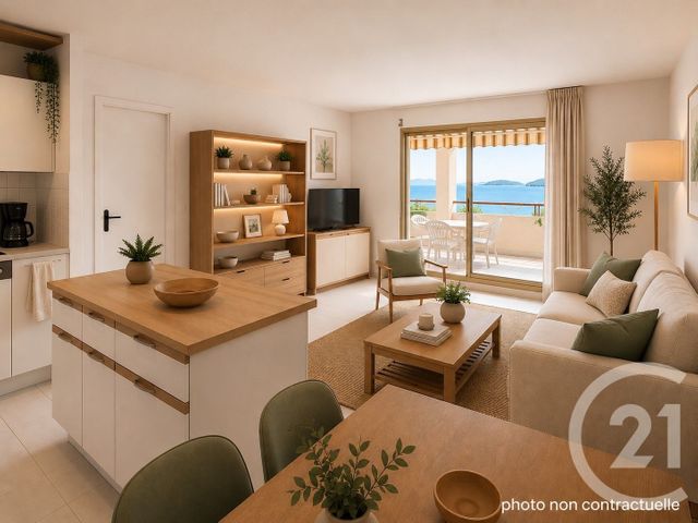 Appartement T2 &agrave; vendre - 2 pi&egrave;ces - 49,56 m2 - Le Lavandou - 83 - PROVENCE-ALPES-COTE-D-AZUR