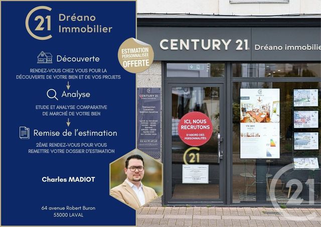 Maison &agrave; vendre - 6 pi&egrave;ces - 211 m2 - Aze - 53 - PAYS-DE-LOIRE