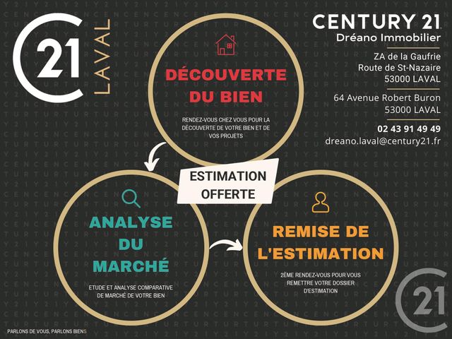 Maison à vendre - 8 pièces - 168 m2 - Laval - 53 - PAYS-DE-LOIRE