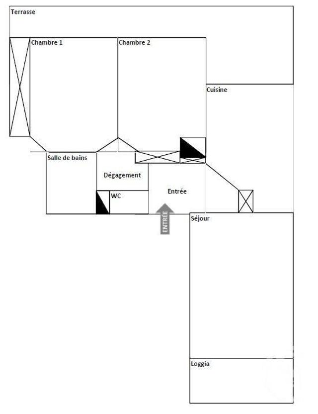 Appartement F3 à vendre - 3 pièces - 69,68 m2 - Lyon - 69003 - RHONE-ALPES