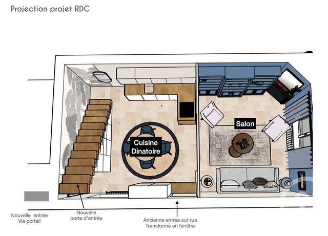 Maison &agrave; vendre - 3 pi&egrave;ces - 57,33 m2 - Caen - 14 - BASSE-NORMANDIE