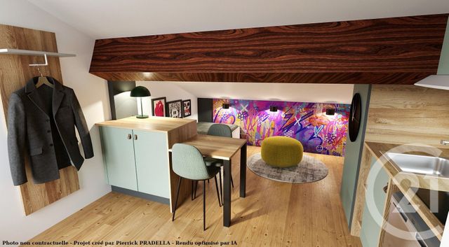 Appartement Studio &agrave; vendre - 1 pi&egrave;ce - 10,35 m2 - Chambery - 73 - RHONE-ALPES