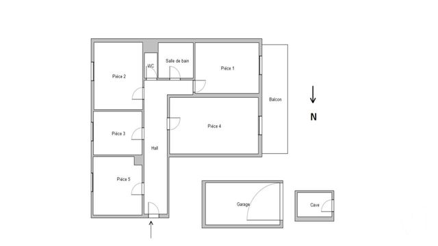 Appartement F4 à vendre - 4 pièces - 84 m2 - St Etienne - 42 - RHONE-ALPES