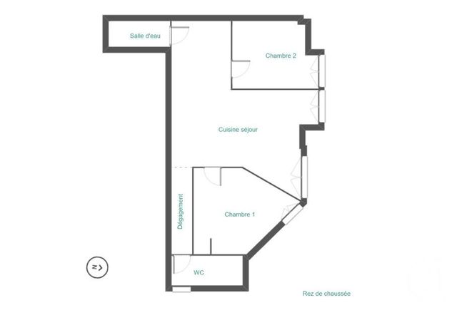 Appartement F3 à vendre - 3 pièces - 70,50 m2 - St Etienne - 42 - RHONE-ALPES